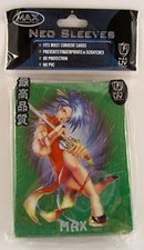 Kung Fu Girl Sleeves 50ct - Green Max Protection GAMING SUPPLY BRAND NEW