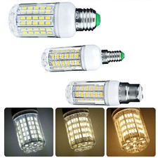 E27 E26 E12 E14 B22 G9 GU10 LED Corn Light Bulbs 5730 SMD 24-72 LEDS Lamp 110V