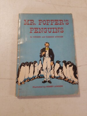 1964 Mr Popper's Penguins Richard Florence Atwater Illustrated Robert Lawson SBS