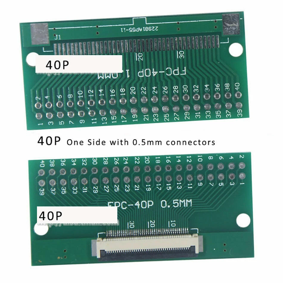 FPC/FFC Flat Flexible Cable Adapter Board Connectors 0.5mm 1.0mm to DIP 2.54mm  - Image 4 of 4