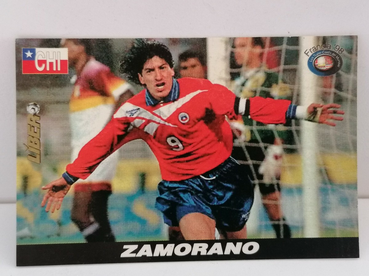 FRANCE 98 Card #48 IVAN ZAMORANO Chile Team, 1998 FIFA WORLD