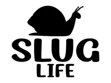 Slug Life Snail Vinyl Decal Car Water Bottle Funny Slow Van Tumbler Sticker