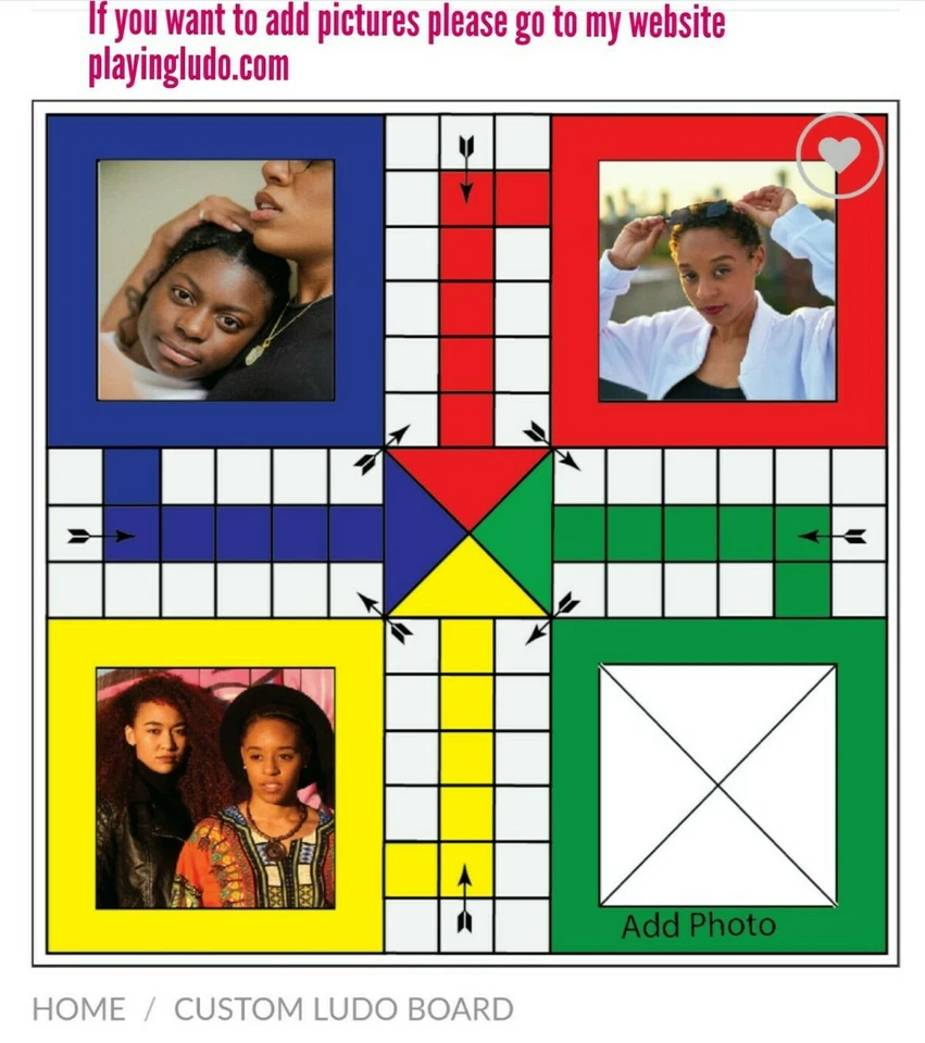 Large Ludo Board Game19x19 inches with REAL GLASS TOP. $190 Free Shipping (USA) - Image 4 of 4