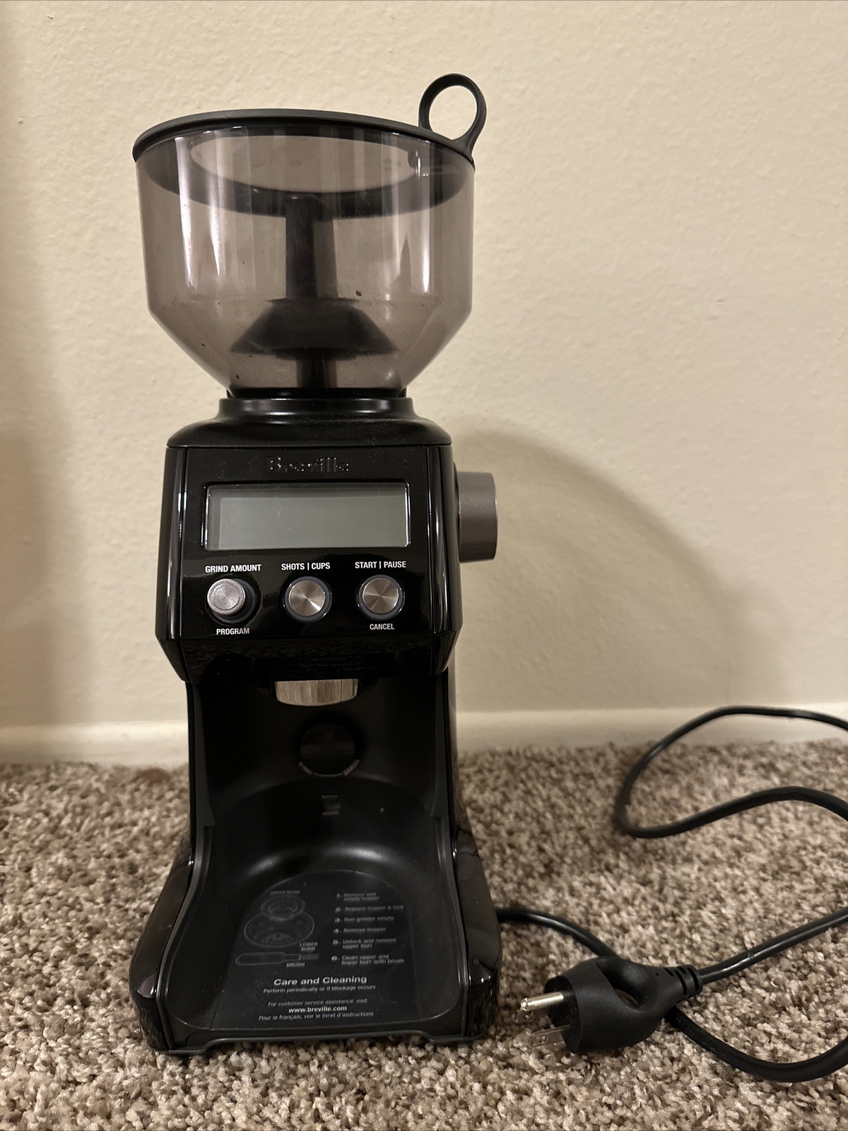 Breville BCG820BKSXL The Smart Coffee Grinder Bean Grinder READ