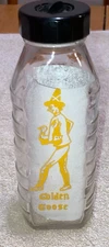 Samuel Callet Company Golden Goose Nursery Rhyme Glass Nursing Bottle