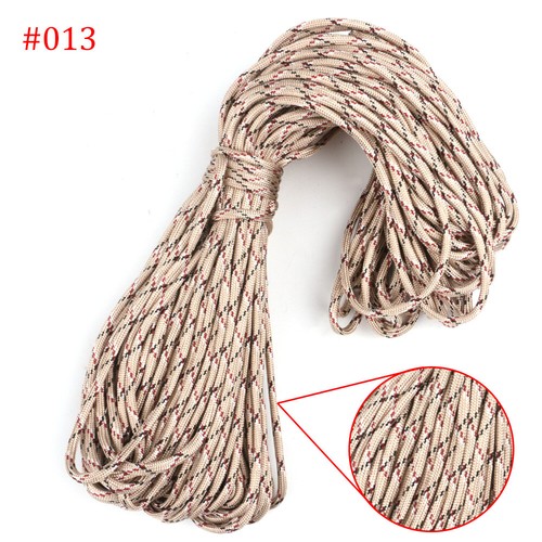 Cuerda fuerte Paracord 50 100 pies 7 hilos cable de núcleo 550 paracaídas Bushcraft senderismo - Imagen 29 de 189