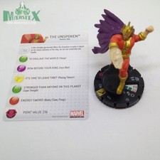 Heroclix Chaos War set The Unspoken 046 Super Rare figure w/card 