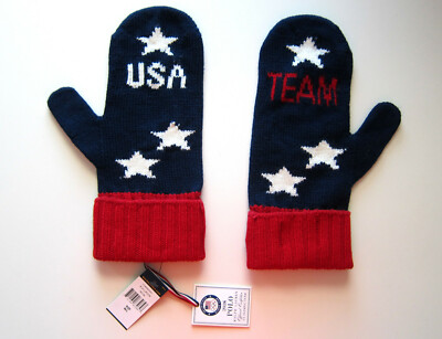Polo Ralph Lauren 2018 Team USA Olympic Pyeongchang Gloves Mittens