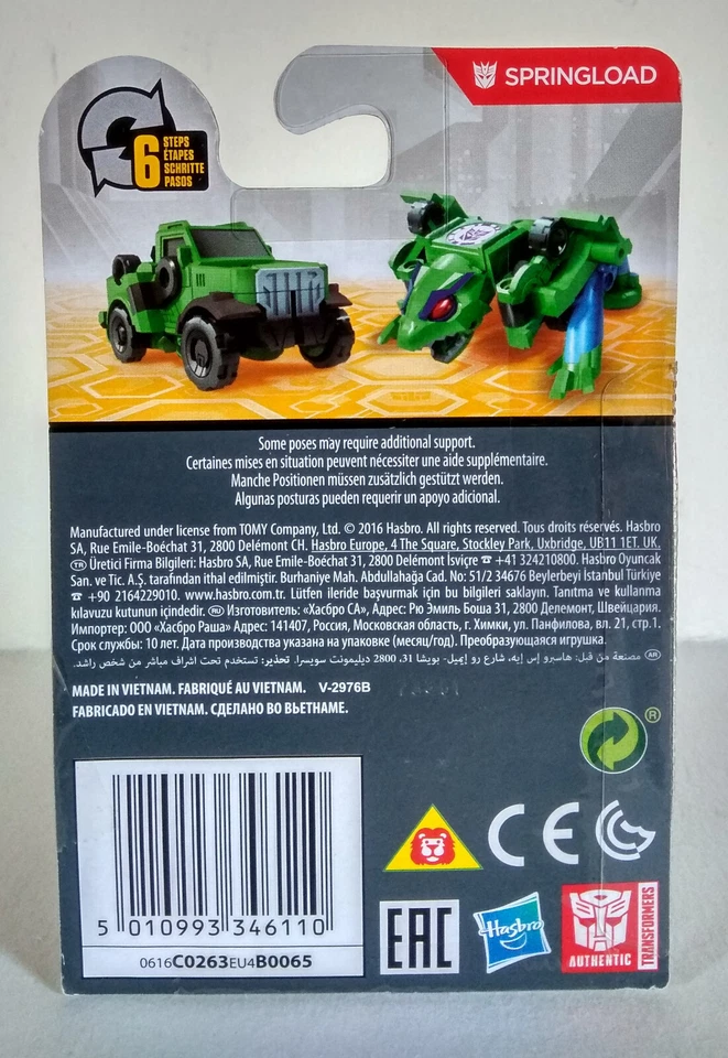 TRANSFORMERS RID ROBOTS IN DISGUISE: SPRINGLOAD, LEGION CLASS (6 cm) HASBRO 2016 - Imagen 4 de 4