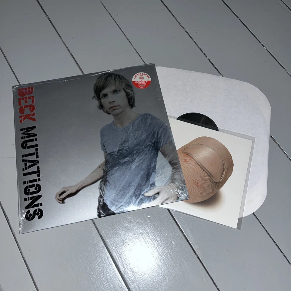 Beck Mutations 1998 original LP 1st Press +7"  Ltd. Edit’n US Bong Load Unplayed - Image 4 of 4