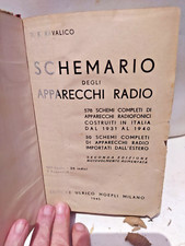 RAVALICO SCHEMARIO DEGLI APARECCHI RADIO HOEPLI 1945