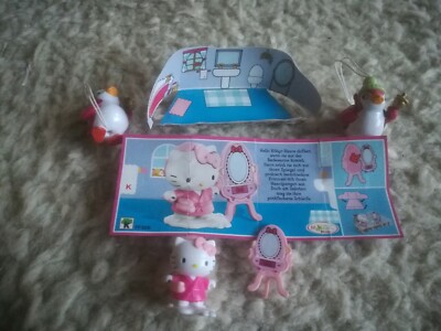 Hello Kitty Magic Kinder Überraschungsei Spiegel + 2 Vögel m/o Rucksack -mehr aA