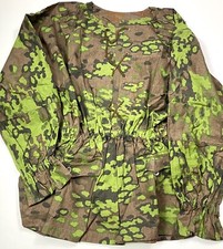 WWII GERMAN WAFFEN OAK CAMO REVERSIBLE FIELD SMOCK- SIZE 3 (46-50R)