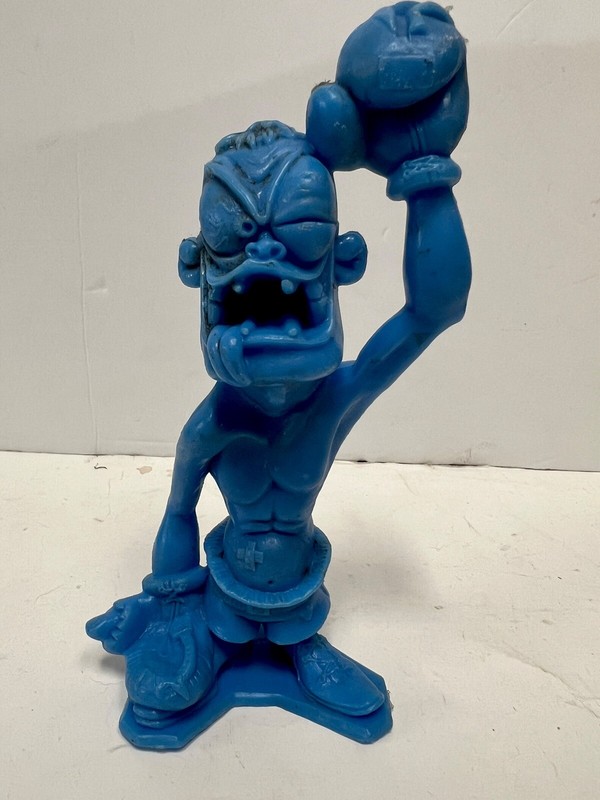 Vintage 1963 MARX Nutty Mads ROCKO the Champ Original 6" Royal BLUE 