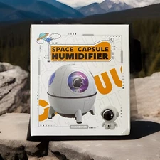 OUSHENG TECH Co. SPACE CAPSULE HUMIDIFIER+NIGHT LIGHT COOL MIST WHITE