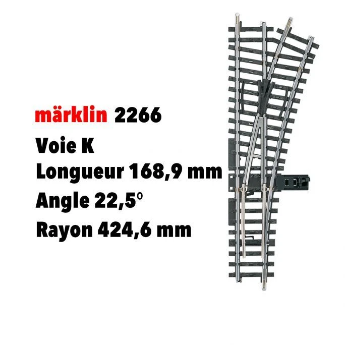 Ancien Aiguillage Marklin Voie Ferrée – Échelle 1 – Époque 1 – Oxydé