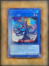 Yugioh Devotee of Nephthys HISU-EN005 Secret Rare 1st Ed NM