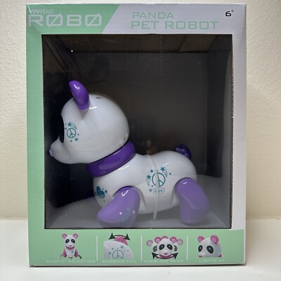 Vivitar Robo Panda Pet Robot-Dancing Lights, Music, Bump Go