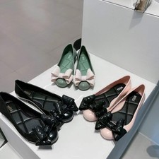 Chic Melissa Summer Jelly Beach Sandals Women Slippers Female Bow Flat Shoes