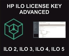 HP ILO Advanced License Key, Lifetime, ILO 2, ILO 3, ILO 4, ILO 5