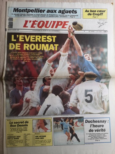 L'Equipe Journal 06/05/1978 FOOTBALL MONACO , NANCY , TOUR D'ESPAGNE