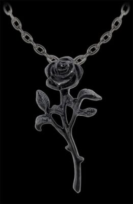 Alchemy Halskette - The Romance Of The Black Rose - Gothic Damen Kette schwarz 