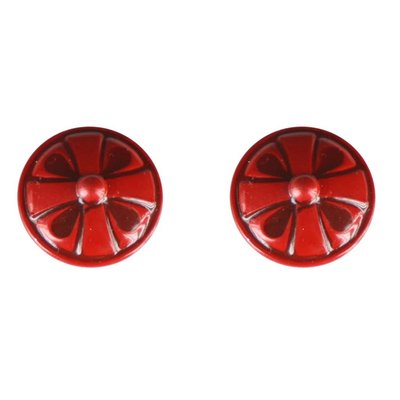 D.Gray-Man Cosplay Kostüm Zubehör Exorzist Uniform Add-on rote Knöpfe