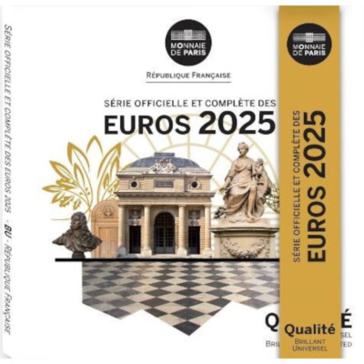 2025 France 8-Coin € EURO BU Set - Monnaie de Paris - ALL 8 COINS