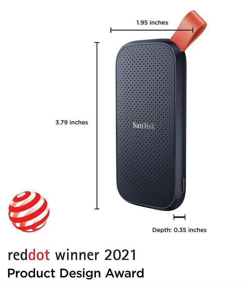 SanDisk E30 Portable SSD 1TB 2TB 520MB/s USB 3.2 Gen2
