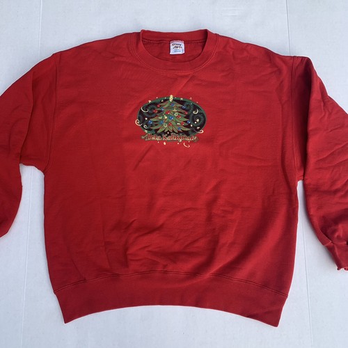 Verrücktes Shirt Hawaii ""Aloha Kalikimaka"" Weihnachtspullover Sweatshirt mittelrot