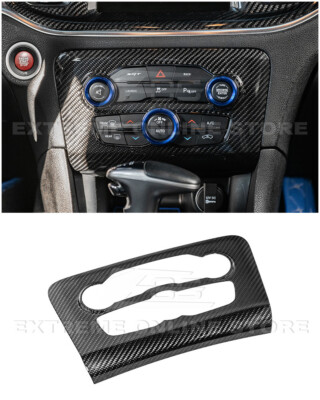15-23 Dodge Charger Interior Factory Style CARBON FIBER Center Audio Panel Cover