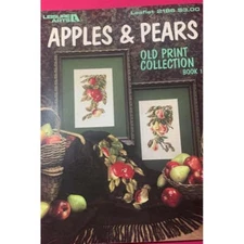 Leisure Arts Apples & Pears Cross Stitch Design Book