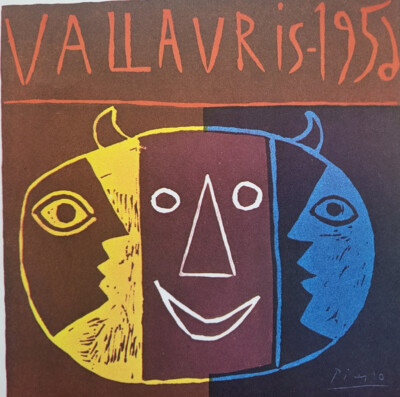 Pablo Picasso, Vallauris Exposition 1952 Vintage Poster Litho 1964