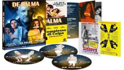 DE PALMA FILM COLLECTION II – SISTERS – OBSESSIONS – BOX – ITA – ENG - 3 BLU-RAY