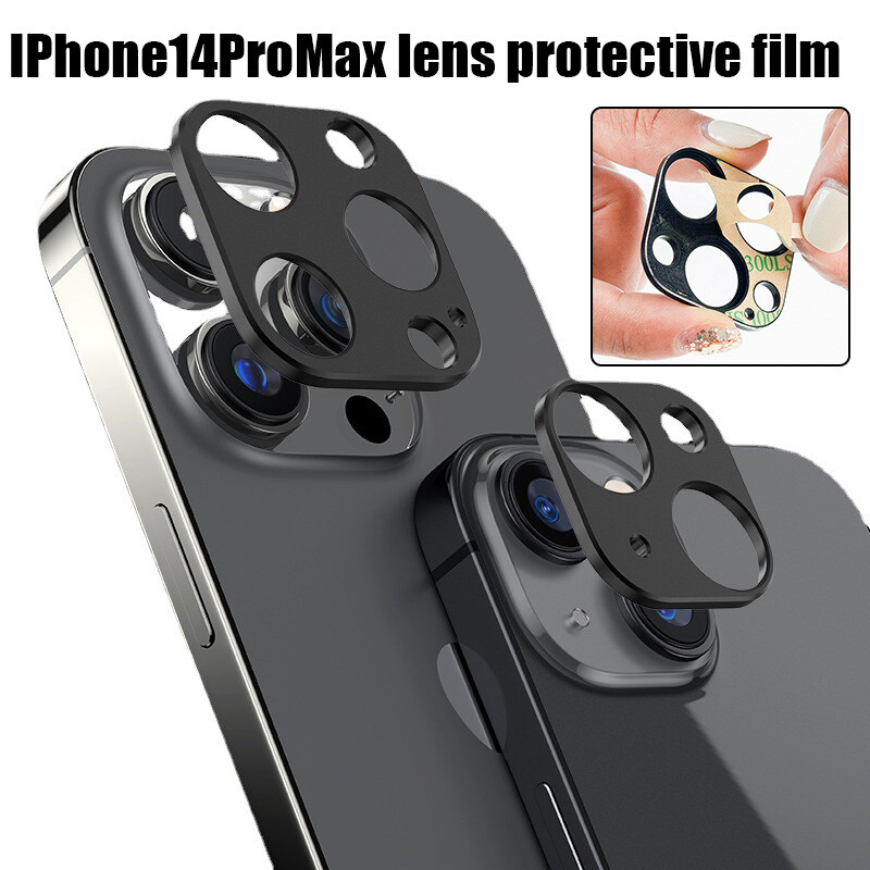 Lens Protector For iPhone 14 Pro Max Tempered Glass Metal Camera Cover Film