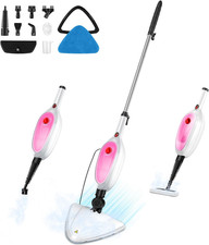 Steam Mop & Detachable Handheld Steamer 2-In-1 Design, 20S Fast Heat-Up, 16FT