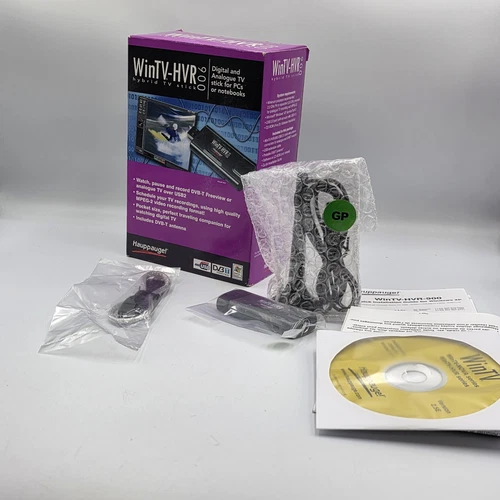 HAUPPAUGE WinTV HVR-900 Hybrid USB TV Tuner Stick Freeview Digital TV Boxed