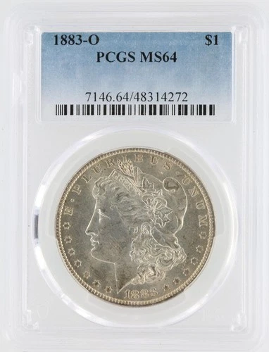 1883-O Morgan Silver Dollar PCGS MS64 S$1 New Orleans Minted No Reserve