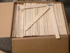  NEW 12"L  WOOD  Paint Mixing Paddles Stir Sticks  1000 box