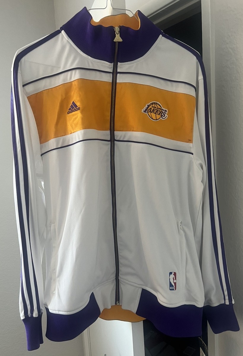 LA Lakers 2010 Champion Ring Banner Ceremony Track Jacket Adidas
