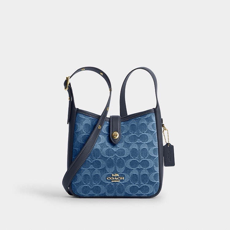NWT Coach Hadley Mini Crossbody Bag In Signature Denim CCZ44 | eBay
