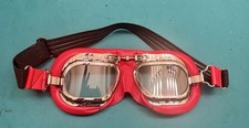 Halycon Red Leather Goggles