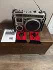 JVC RC-550JW Boombox Ghettoblaster Radio Cassette Player Vintage El Diablo
