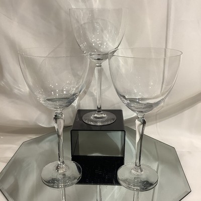 Orrefors Crystal Balans 8  Wine Water Goblet - Set of 3