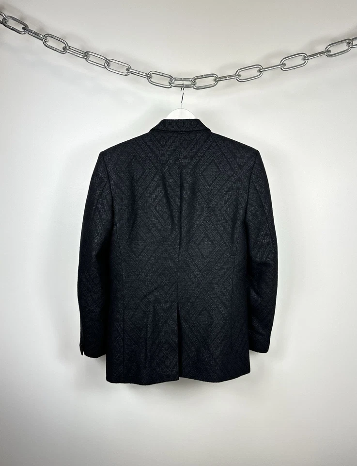 Blazer de lana esmoquin de diseñador vintage Just Cavalli Avant Garde talla 50 Foto 2 de 4