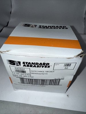 Standard Abrasives TSM 522407 Quick Change 2 Ply Disc - 2 in - 100 A/O 2 PLY