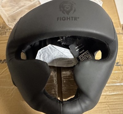 FIGHTR MMA Kopfschutz Boxhelm Boxen Kickboxen Thai Kampfsport Sparring L-XL