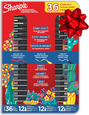 Creative Markers Variety Pack, Water-Based Acrylic Paint Markers, Assorted Tips