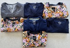 Women's Scrubs Lot Of 7 Tops Size Small