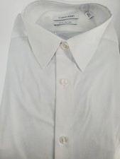 Calvin Klein Dress Shirt Men's M 15.5 34/35 White Slim Fit Flex Collar